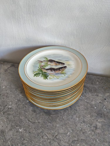 Assiettes poissons en - assiettes,