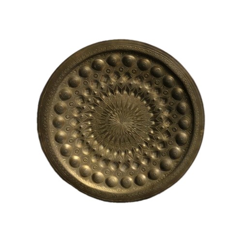 Vintage moroccan brass dish - moroccan,