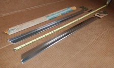 NOS 1967 Chevy Impala Rear Fender Skirt Molding LH RH Pair 67 SS wheel cover set