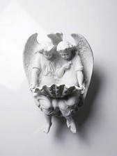 Bénitier en biscuit fin de