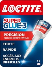 Loctite Super Glue-3 Précision 5g colle forte transparente réparation rapide