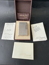 Briquet S.T. Dupont, Line 1 Grand,État de presque neuf ,avec boîte, documents