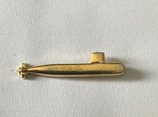 10 - Pin's SOUS-MARIN Doré