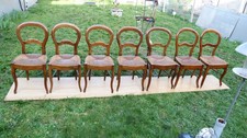 Lot 7 chaises louis philippe