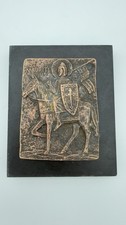 Bronze Relief Plaque Saint
