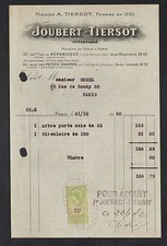 "PARIS (XI°) FACTORY OF WOOD MACHINES & MACHINE TOOLS "JOUBERT & THIRD PARTY" 1920