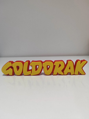Logo goldorak impression - logo, 3d
