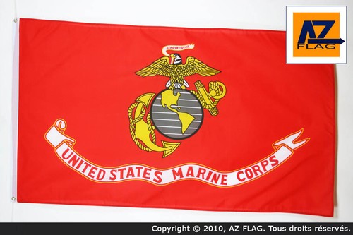 Drapeau usa marines ancien - drapeau,