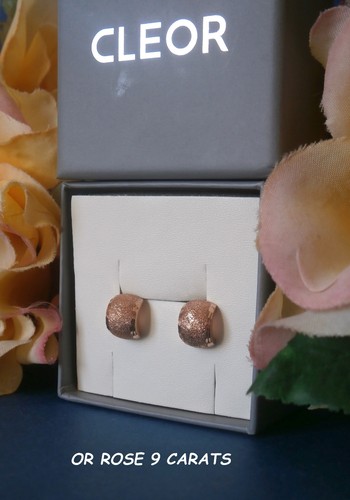Boucles oreilles rose 9 - d’oreilles,