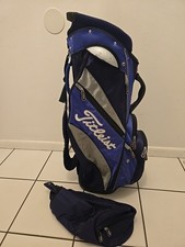 Titliest Lightweight Corporate 14 Way Cart Bag Blue / Black / Silvr + Golf Cover