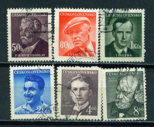 Czech famous writers set 1949 - czech,