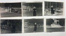lot negatives photo port La Rochelle cargo fishing boat 1940s-50s