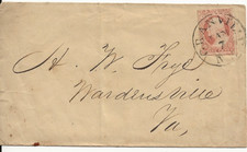 Granville NY 1850s #11 cds to Wardensville WV