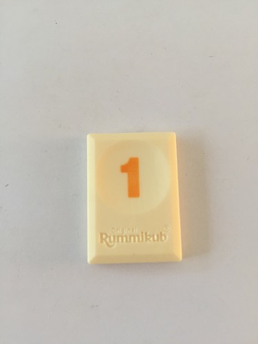 Tuile chiffre orange - chiffre,