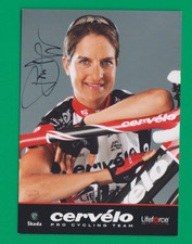 CYCLISME carte cycliste PRISKA DOPPMANN équipe CERVELO Signée