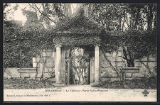 Old postcard Mirambeau, Le Château, Porte Gallo-Romaine 