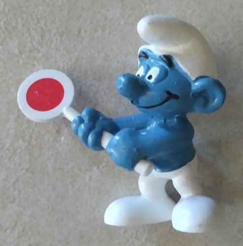 Figurine schtroumpf panneau - figurine, de