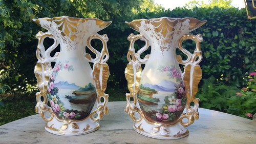 Paire vases vieux - paire, vieux-