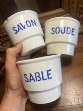 Serie de 3 Pots Sable Savon