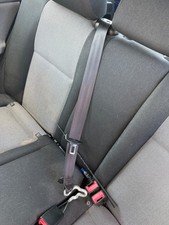 Skdoa Fabia 5J Ceinture Arrière Centre Centré 5J6857807A Noir En Banquette