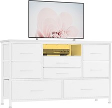 Commode à 8 tiroirs en tissu