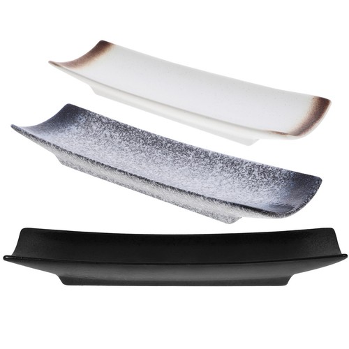 3pcs ceramic sushi plates - ceramic,