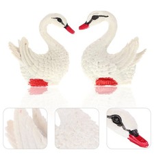 1 paire de cygne blanc