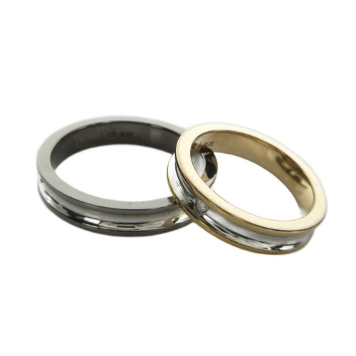 Paire bagues argent or - bagues, et