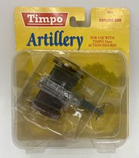 GATLING GUN - 54mm Soldier Machine Gun - Timpo Artillery 43207 - New