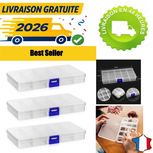 Boîtes rangement plastique - , 15
