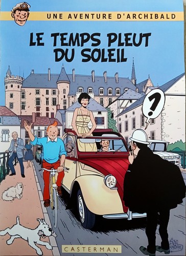 Tintin 2cv citroen - 2cv,