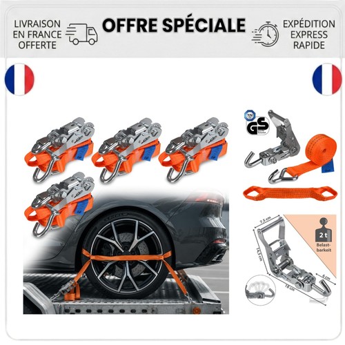 Sangles arrimage roues lot - sangles, d'arrimage