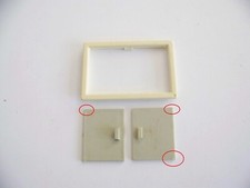 PLAYMOBIL (Q31102) CONSTRUCTION SITE - window frame and shutters trailer 3207 3474 broken