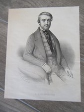 ADOLPHE  LE CARPENTIER GRAVURE 1880 MUSICIEN
