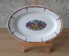 Charles CATTEAU - Art Deco dish - BOCH LA LOUVIERE - Fantasy workshop - 1924