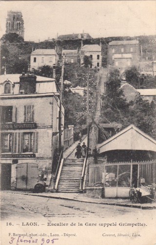 Laon escalier la - escalier,