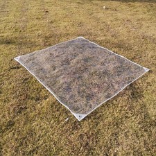 Bâche PVC Transparente 10Mil Housse Imperméable avec Oeillets pour Extérieur