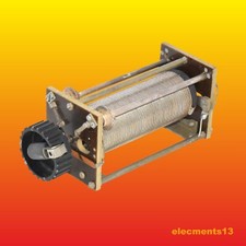 67.5 TURNS ~ 65 µH VARIOMETER VARIABLE INDUCTANCE CERAMIC BODY NOS