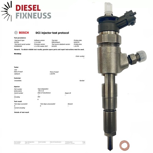 Injecteur 0445110252 citroën - injecteur,