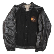 Veste Pour Hommes En Cuir Noir