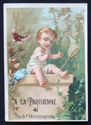 Chromo image parisienne - a,
