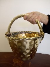 Panier ancien en cuivre