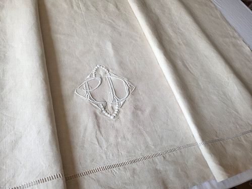 N32 ancien drap lin - drap,