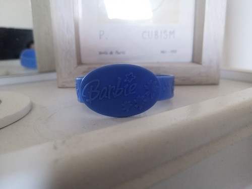 Bracelet bleu barbie - , pvc