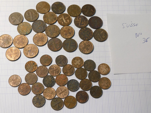 Lot pieces monnaie - pieces,
