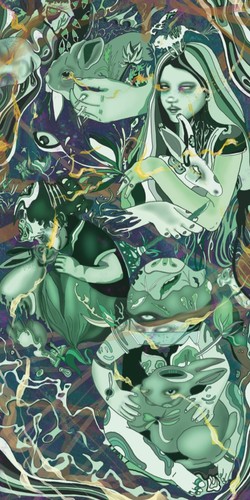 Tableau contemporain peinture - contemporain,