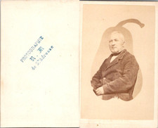 R.M., Ste Adresse, Portrait of Man in a Pear Medallion Vintage CD