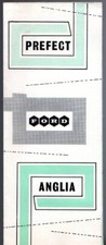 Ford Anglia & Prefect 100E 1958-1959 UK Market Foldout Sales Brochure