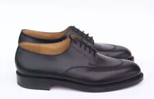 JM Weston Half Hunt Derby Oxfords Dress Shoes Size UK 9-US 10 in Black Leather