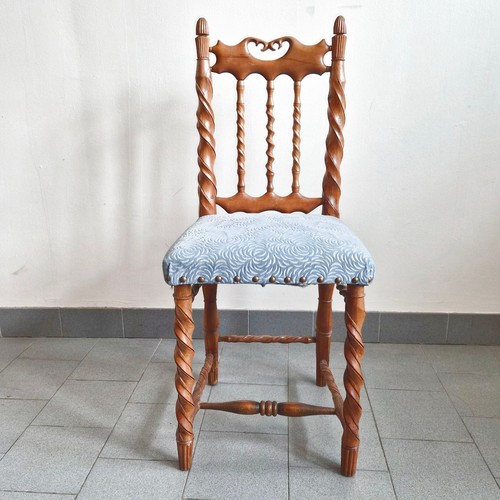 Chaise vintage artisanale - chaise,